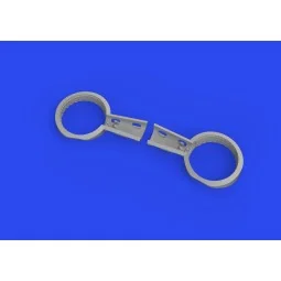 Bf 109F wheel bays rounded PRINT 1/72 EDUARD, 1/72 - Eduard Accesso...