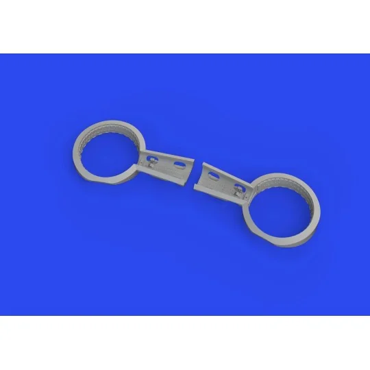 Bf 109F wheel bays rounded PRINT 1/72 EDUARD, 1/72 - Eduard Accesso...