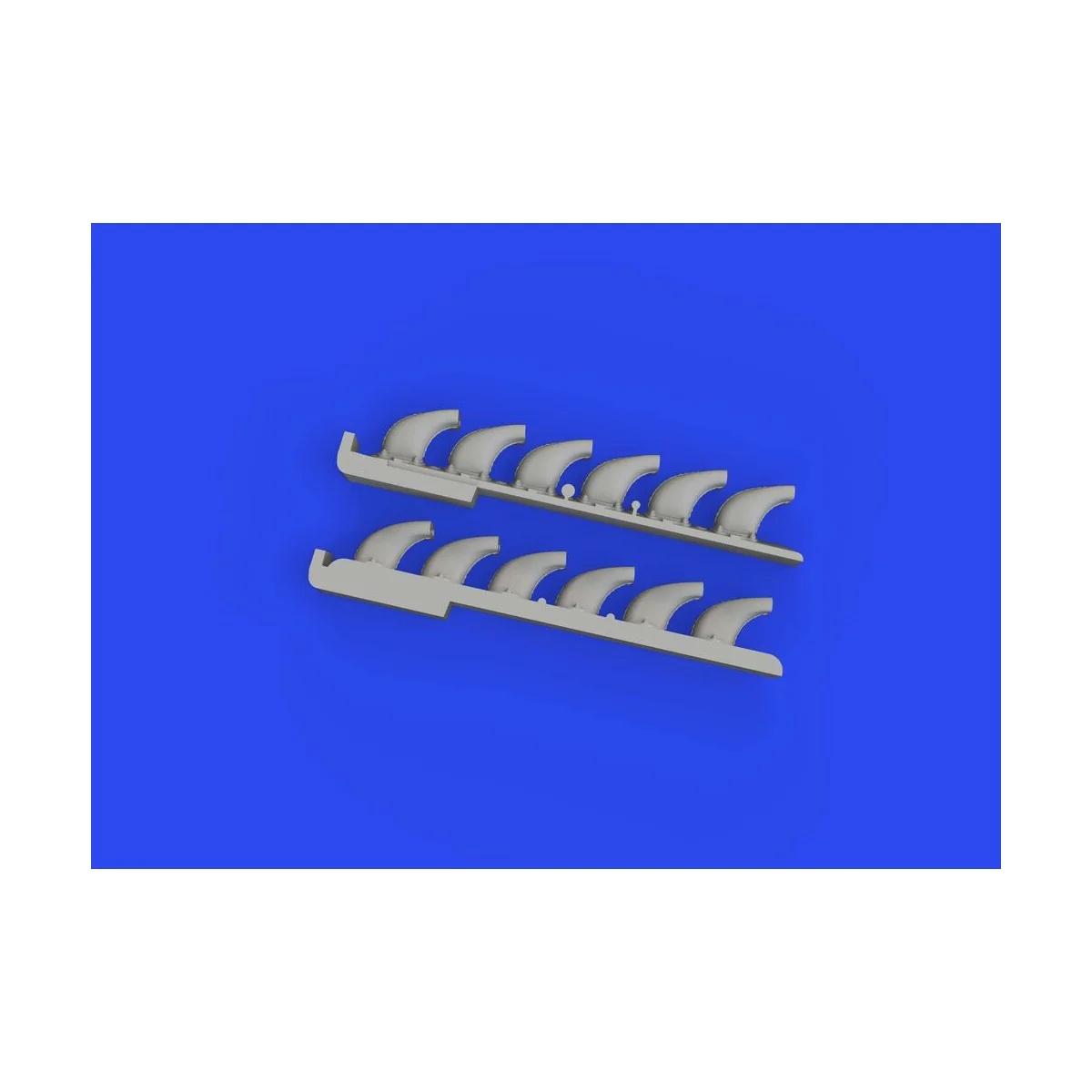 Bf 109F/G exhaust stacks PRINT 1/72 EDUARD, 1/72 - Eduard Accessori...