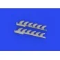 Bf 109F/G exhaust stacks PRINT 1/72 EDUARD, 1/72 - Eduard Accessori...