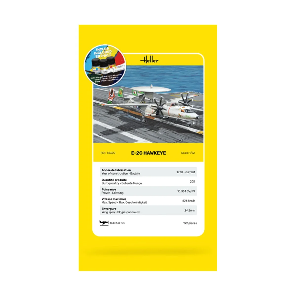 STARTER KIT E-2C Hawkeye - Heller 58300
