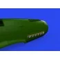 Bf 109F/G exhaust stacks PRINT 1/72 EDUARD, 1/72 - Eduard Accessori...