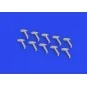Bf 109 balance weights PRINT 1/72 EDUARD, 1/72 - Eduard Accessories...