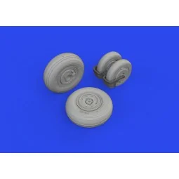 MiG-29 wheels 1/72 GREAT WALL HOBBY, 1/72 - Eduard Accessories 672330