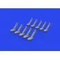 Bf 109 balance weights PRINT 1/72 EDUARD, 1/72 - Eduard Accessories...