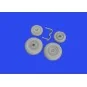 MiG-29 wheels 1/72 GREAT WALL HOBBY, 1/72 - Eduard Accessories 672330