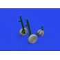 MiG-29 wheels 1/72 GREAT WALL HOBBY, 1/72 - Eduard Accessories 672330