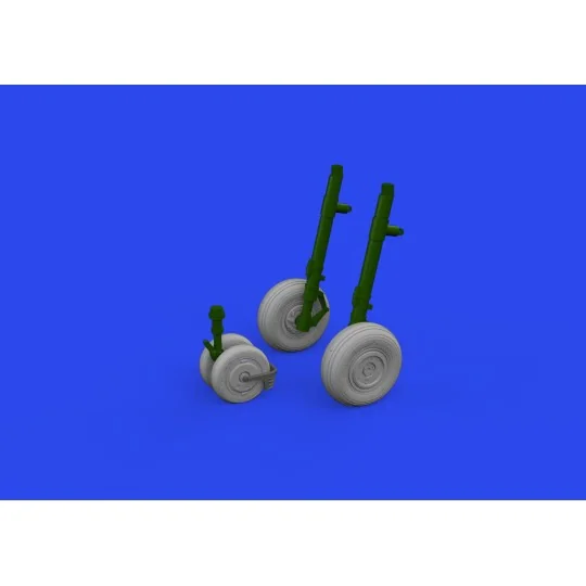 MiG-29 wheels 1/72 GREAT WALL HOBBY, 1/72 - Eduard Accessories 672330