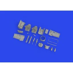 Bf 109G-6 engine PRINT 1/72 EDUARD, 1/72 - Eduard Accessories 672352