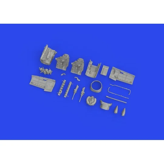 Bf 109G-6 engine PRINT 1/72 EDUARD, 1/72 - Eduard Accessories 672352