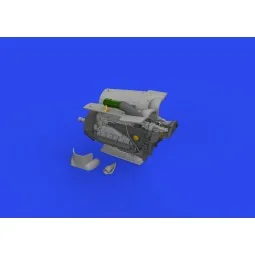 Bf 109G-6 engine PRINT 1/72 EDUARD, 1/72 - Eduard Accessories 672352 2