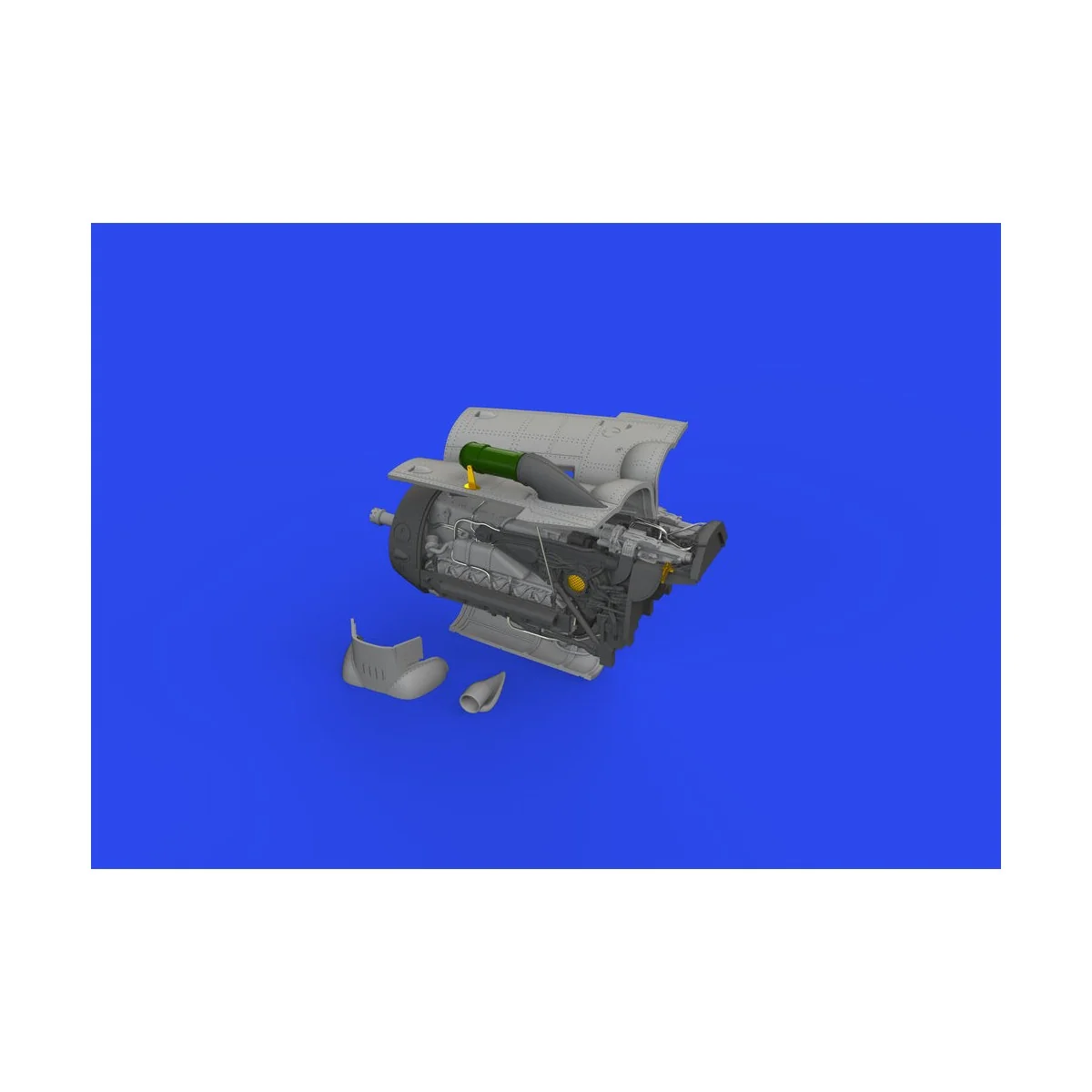 Bf 109G-6 engine PRINT 1/72 EDUARD, 1/72 - Eduard Accessories 672352