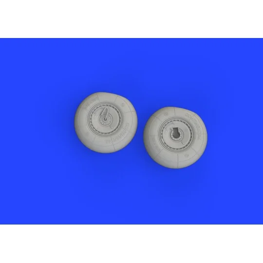 Me 410 wheels 1/72 AIRFIX, 1/72 - Eduard Accessories 672354