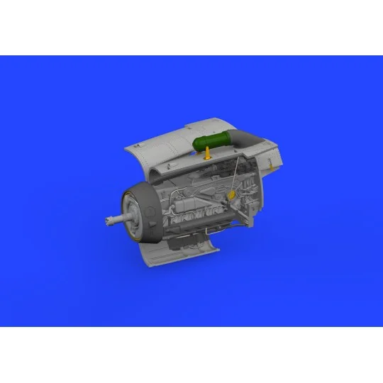 Bf 109G-2/G-4 engine PRINT 1/72 EDUARD, 1/72 - Eduard Accessories 6...