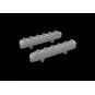 P-51D exhaust stacks w/ fairing PRINT, 1/72 - Eduard Accessories 67...