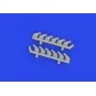 P-51D exhaust stacks PRINT, 1/72 - Eduard Accessories 672358