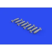 British 1000lb free fall bombs, 1/72 - Eduard Accessories 672276