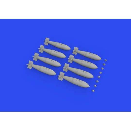 British 1000lb free fall bombs, 1/72 - Eduard Accessories 672276