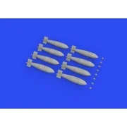 British 1000lb free fall bombs - Eduard Accessories 672276