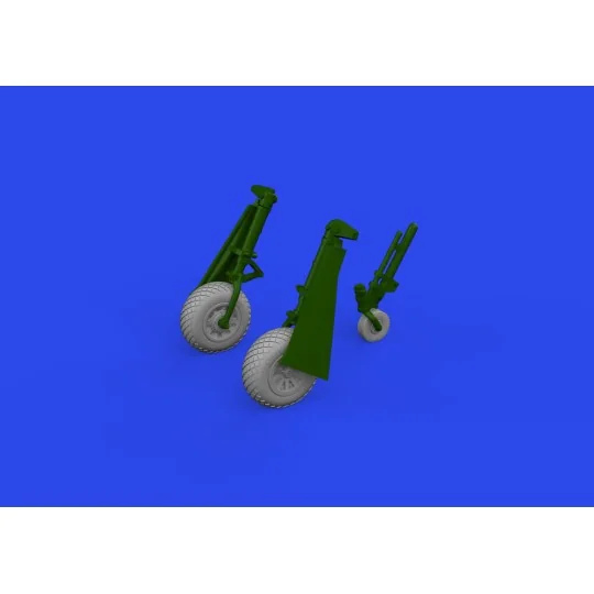 P-51D wheels diamond tread, 1/72 - Eduard Accessories 672366