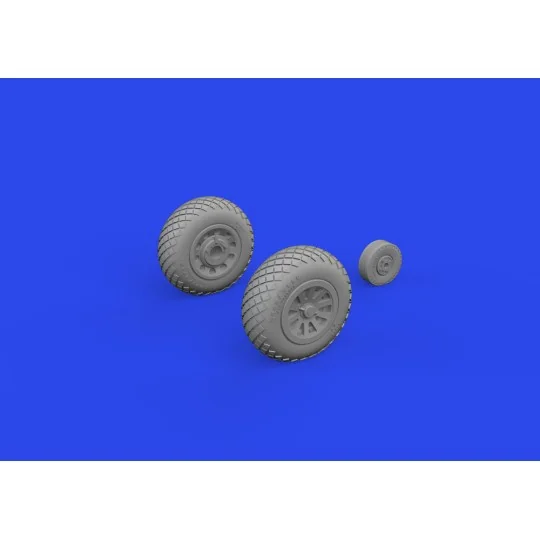 P-51D wheels diamond tread, 1/72 - Eduard Accessories 672366