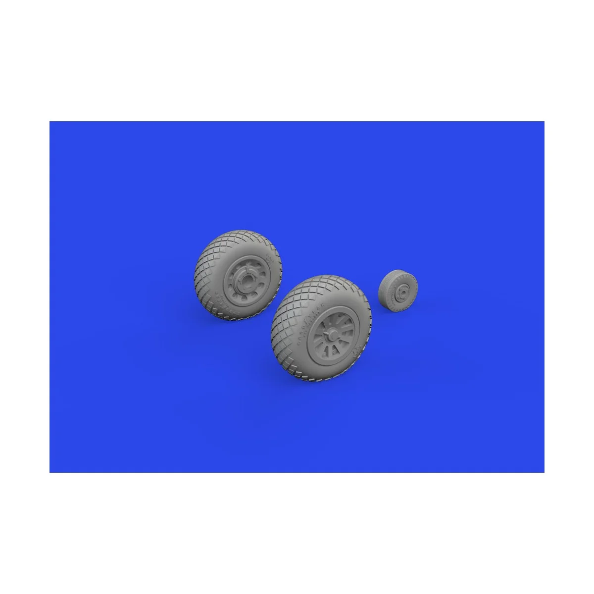 P-51D wheels diamond tread, 1/72 - Eduard Accessories 672366
