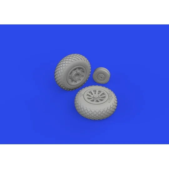 P-51D wheels diamond tread, 1/72 - Eduard Accessories 672366