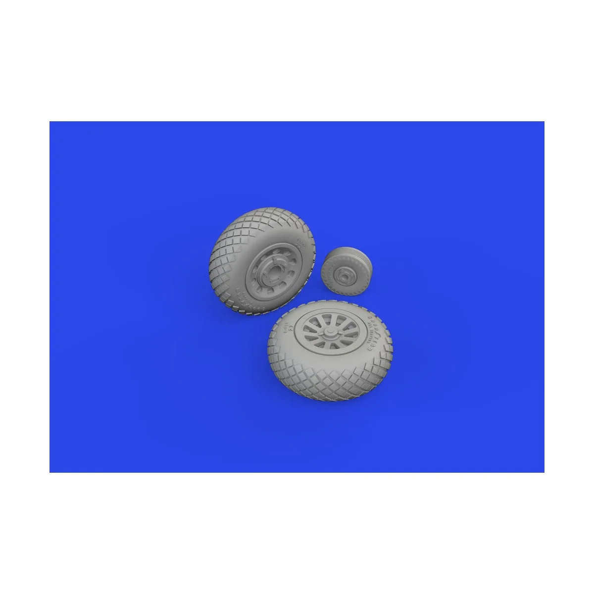 P-51D wheels diamond tread, 1/72 - Eduard Accessories 672366
