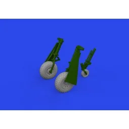 P-51D wheels oval tread, 1/72 - Eduard Accessories 672367 2