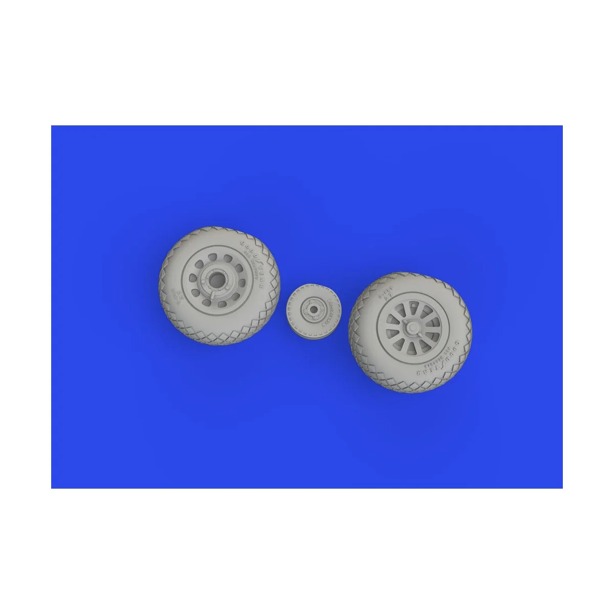 P-51D wheels diamond tread, 1/72 - Eduard Accessories 672366