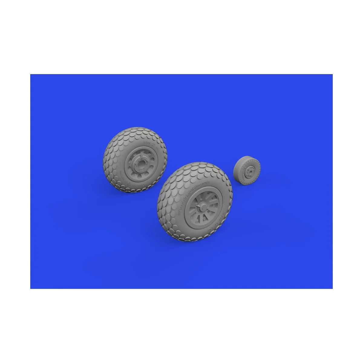 P-51D wheels oval tread, 1/72 - Eduard Accessories 672367