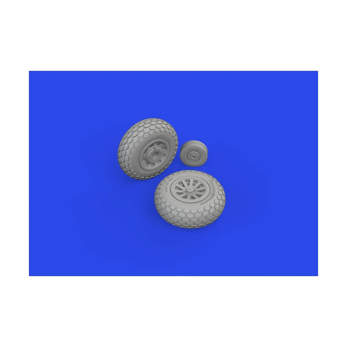 P-51D wheels oval tread, 1/72 - Eduard Accessories 672367