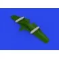 P-51D 108gal paper drop tanks PRINT, 1/72 - Eduard Accessories 672374