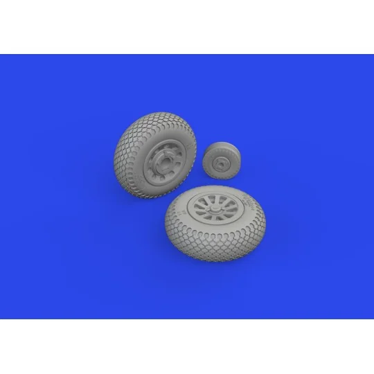 P-51D wheels cross tread, 1/72 - Eduard Accessories 672368