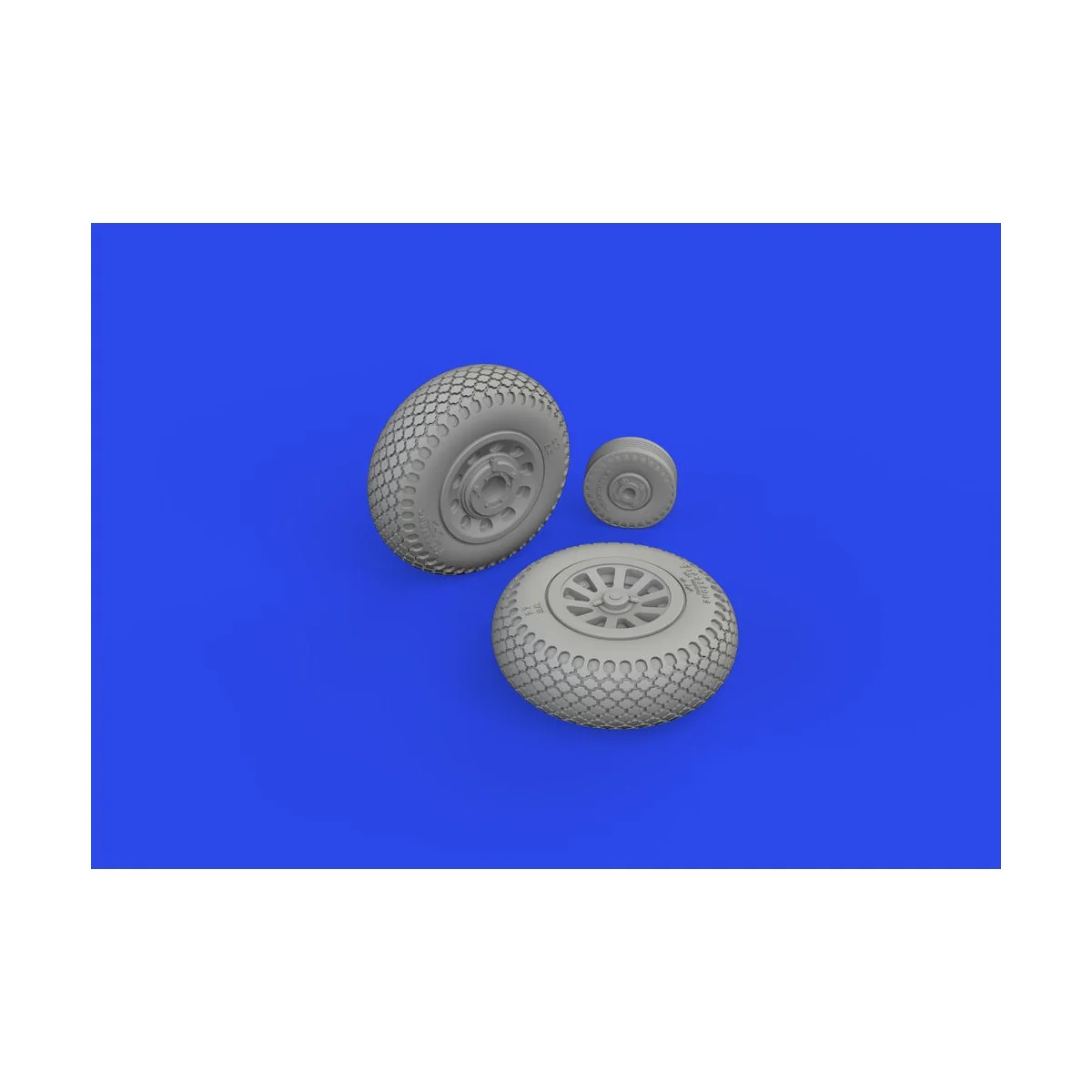 P-51D wheels cross tread, 1/72 - Eduard Accessories 672368