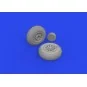 P-51D wheels cross tread, 1/72 - Eduard Accessories 672368