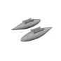 P-51D 165gal fuel tanks PRINT, 1/72 - Eduard Accessories 672376
