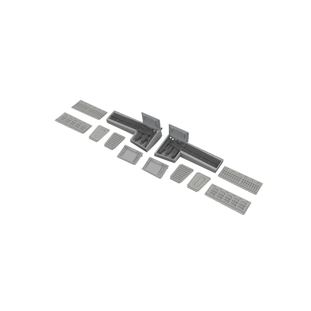 P-51D gun bays PRINT, 1/72 - Eduard Accessories 672379