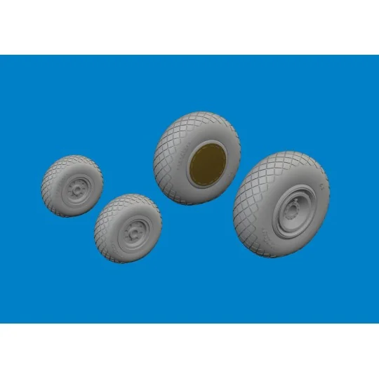 B-24H wheels AIRFIX, 1/72 - Eduard Accessories 672380