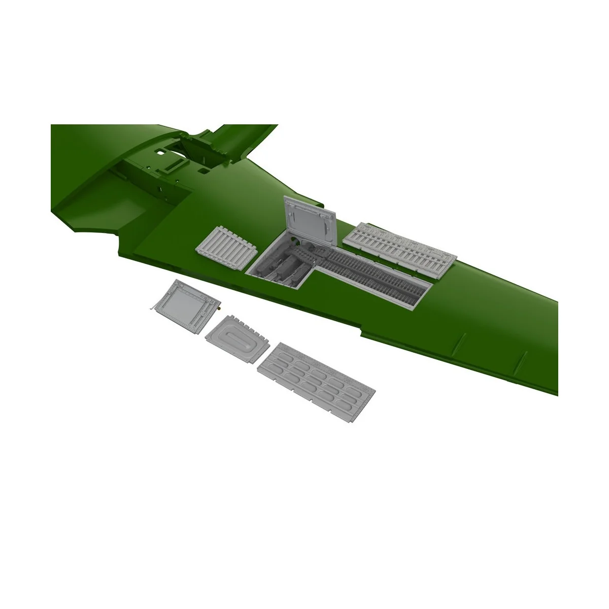 P-51D gun bays PRINT, 1/72 - Eduard Accessories 672379