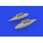 P-51D 165gal fuel tanks PRINT, 1/72 - Eduard Accessories 672376