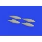 P-51D 165gal fuel tanks PRINT, 1/72 - Eduard Accessories 672376