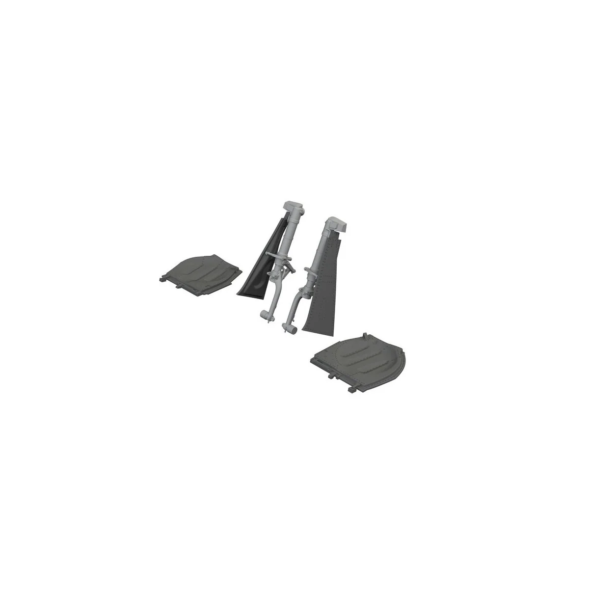 P-51D undercarriage legs PRINT EDUARD, 1/72 - Eduard Accessories 67...
