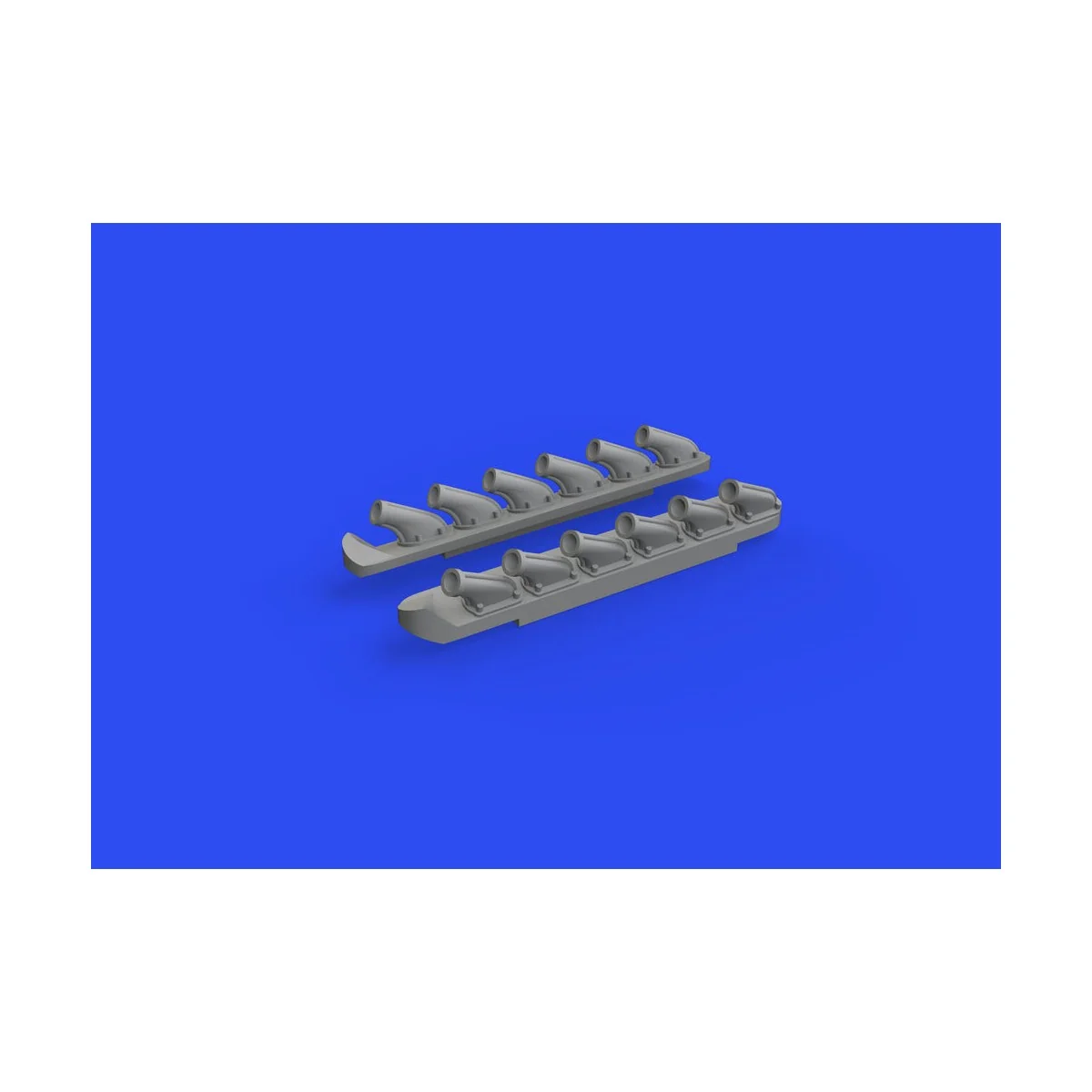 P-51B/C exhausts stacks PRINT for ARMA HOBBY, 1/72 - Eduard Accesso...