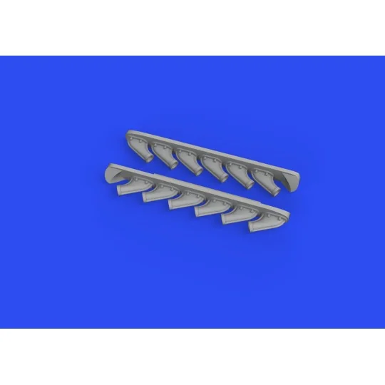 P-51B/C exhausts stacks PRINT for ARMA HOBBY - Eduard Accessories 6...