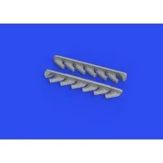 P-51B/C exhausts stacks PRINT for ARMA HOBBY, 1/72 - Eduard Accesso...