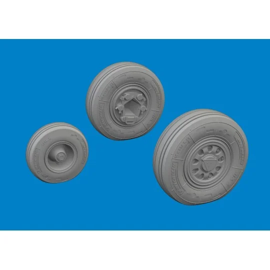 F-35B wheels, 1/72 - Eduard Accessories 672390