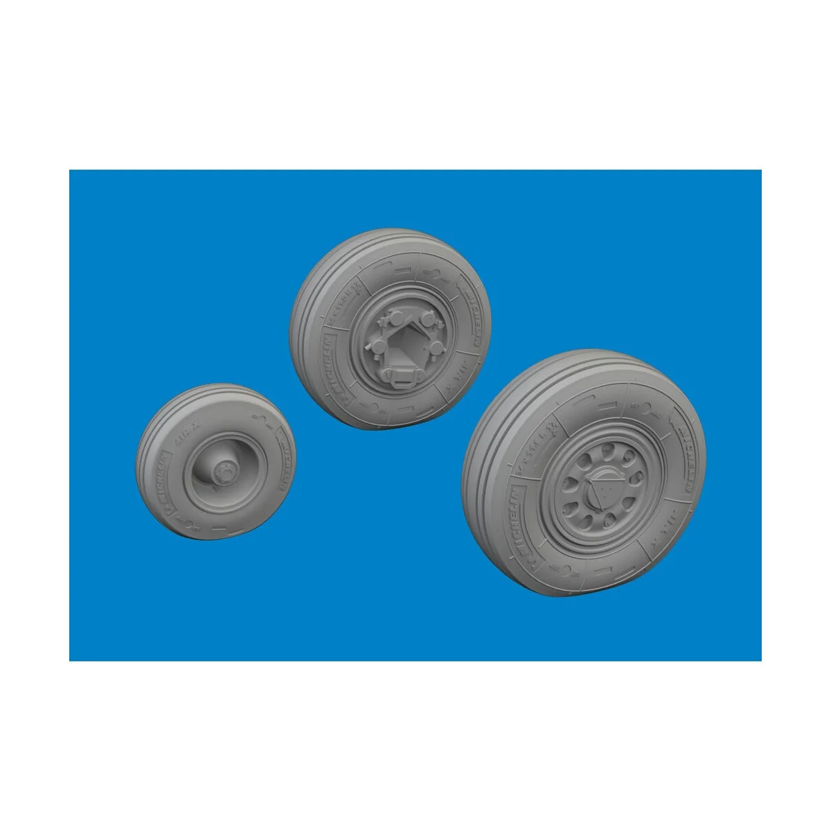 F-35B wheels, 1/72 - Eduard Accessories 672390