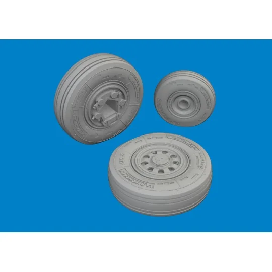 F-35B wheels, 1/72 - Eduard Accessories 672390