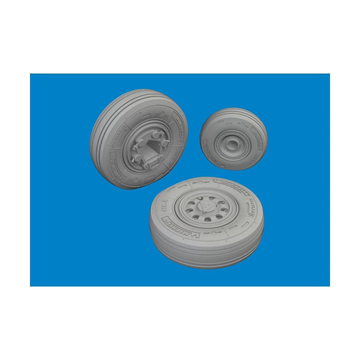 F-35B wheels, 1/72 - Eduard Accessories 672390